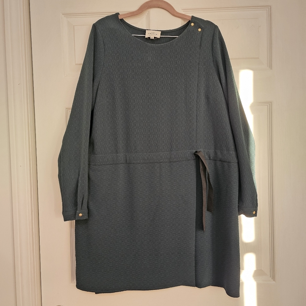 Sezane Designer Dress Size 44 Emerald Green